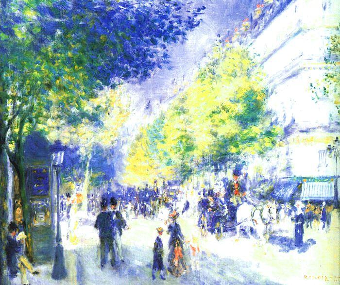 Pierre Renoir Les Grands Boulevards